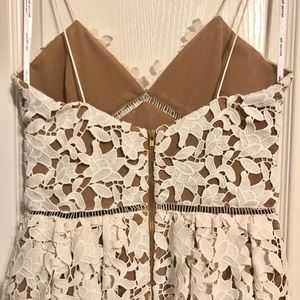 Self-Portrait Azaelea Lace Fit & Flare Dress